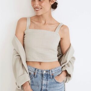Madewell Breezewoven Abbie Crop Top